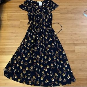 NWT Urban Outfitters Navy Maxi dress